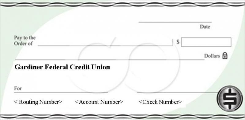 Credit Union Check